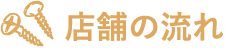 店舗の流れ